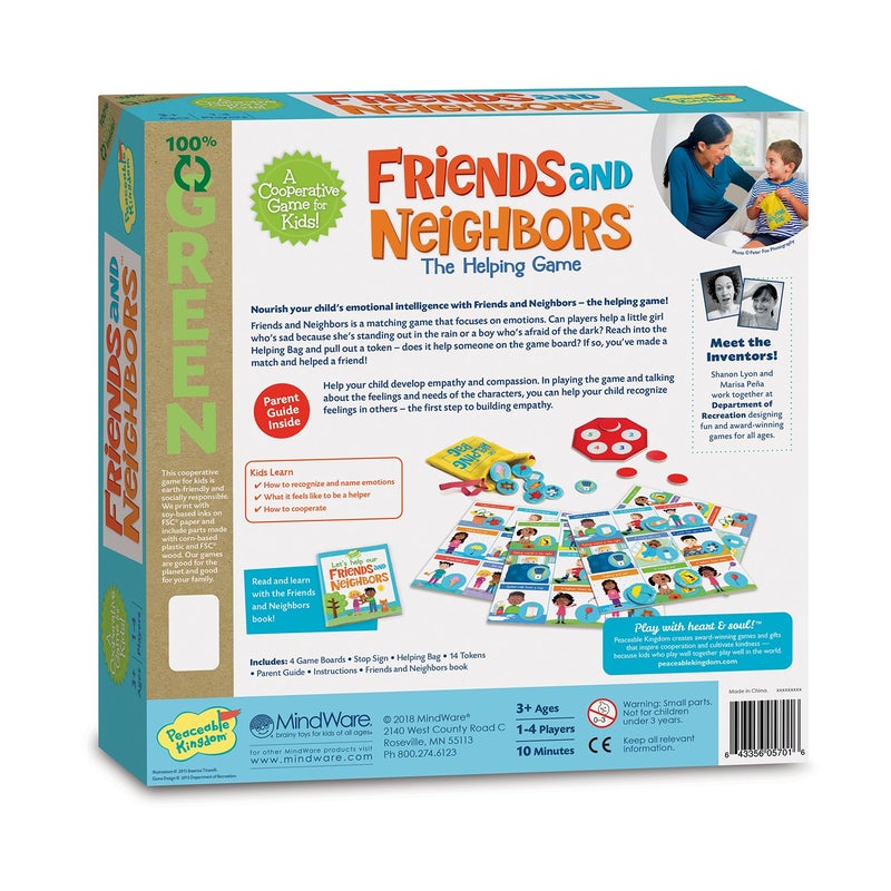 Peaceable Kingdom Friends and Neighbors: The Helping Game Emotional Development Cooperative Game for Kids - Image 4